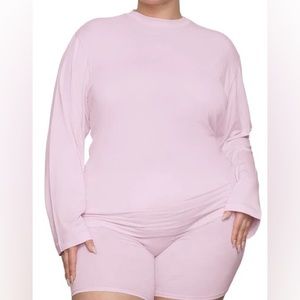 SKIMS BOYFRIEND LONG SLEEVE T-SHIRT